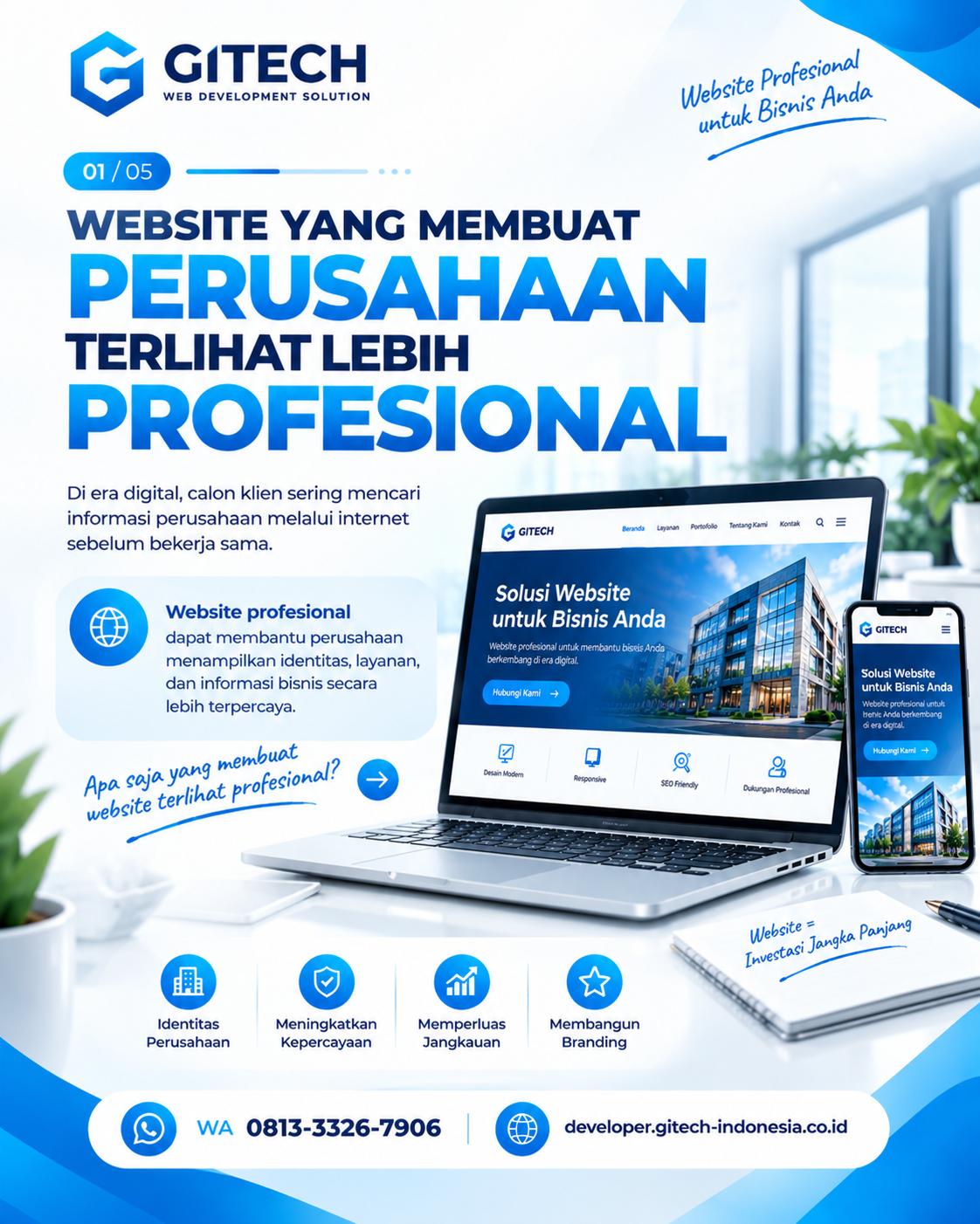 Website Profesional untuk perusahaan