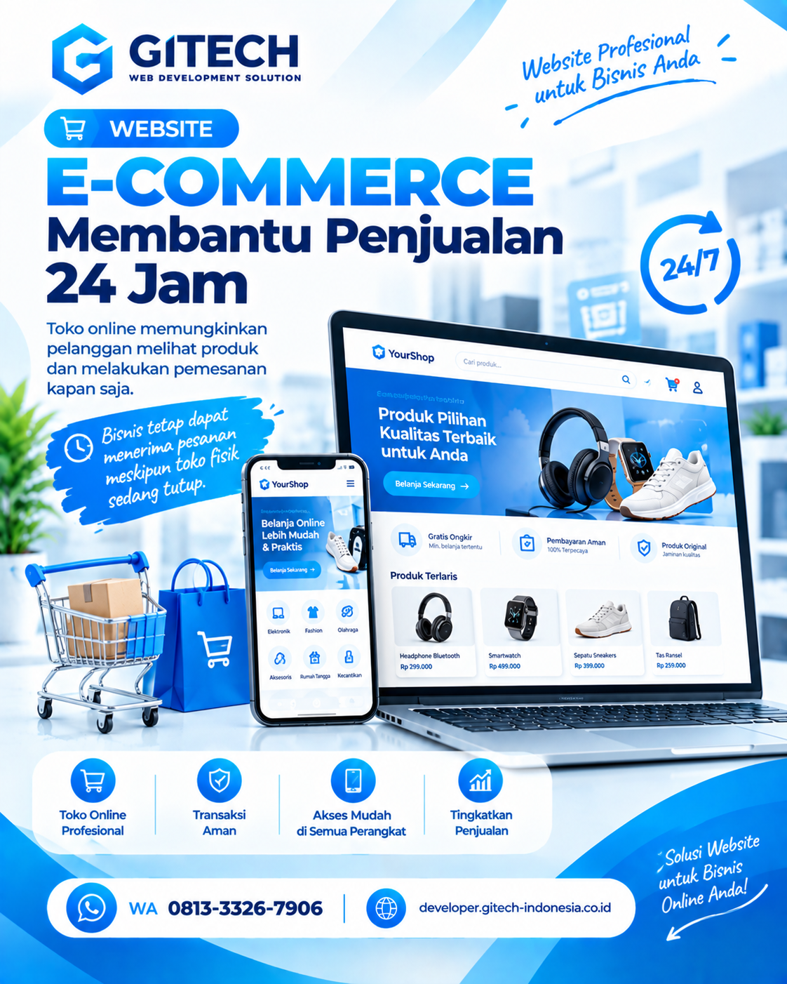 Website E-Commerce untuk penjualan online