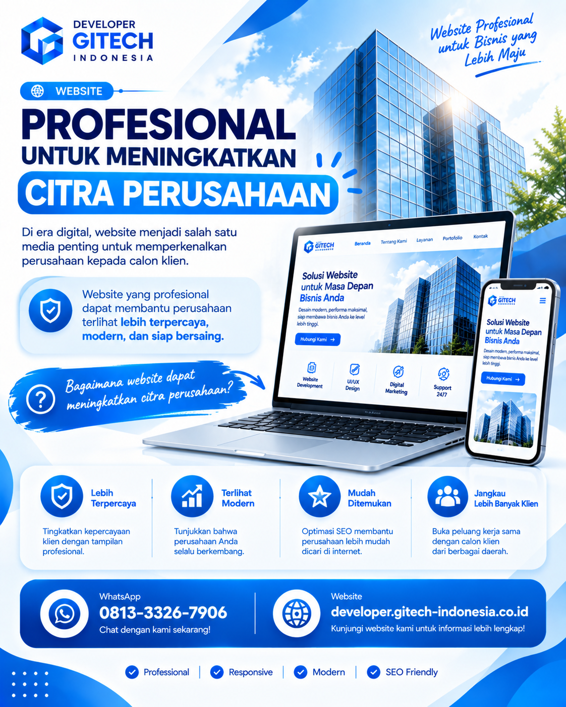 Website profesional perusahaan