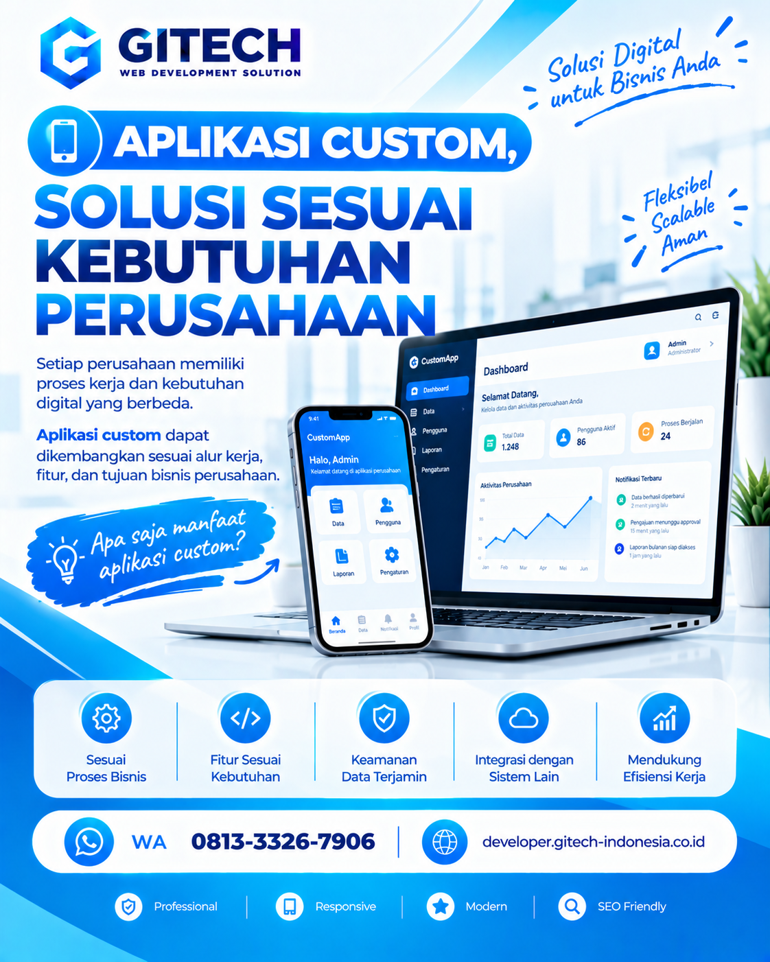 Aplikasi Custom Perusahaan