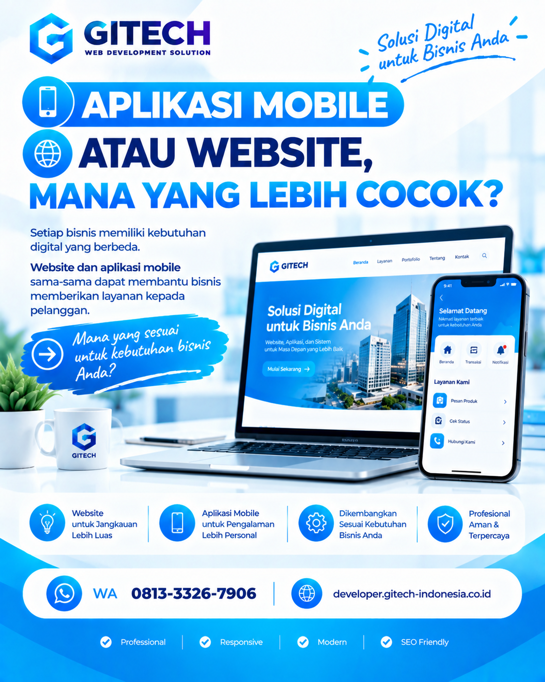Website atau Aplikasi Bisnis