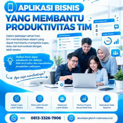 Aplikasi bisnis untuk mengelola tugas tim