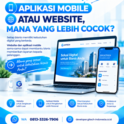 Website atau Aplikasi Bisnis