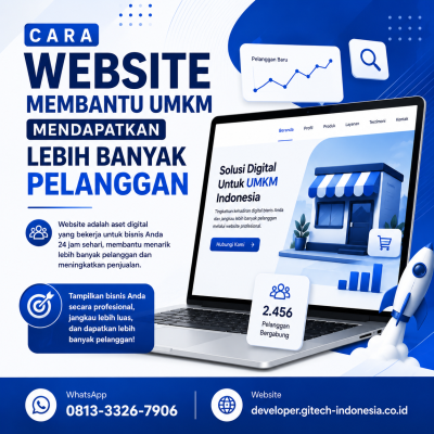 Website untuk UMKM membantu mendapatkan lebih banyak pelanggan