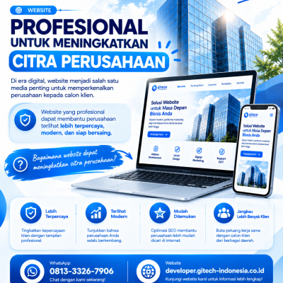 Website profesional perusahaan