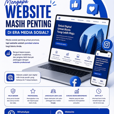 Website di Era Media Sosial membantu bisnis meningkatkan kepercayaan pelanggan.