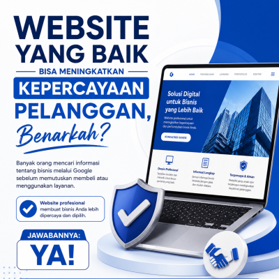 kepercayaan pelanggan website