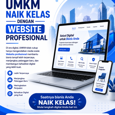 UMKM Naik Kelas dengan website profesional